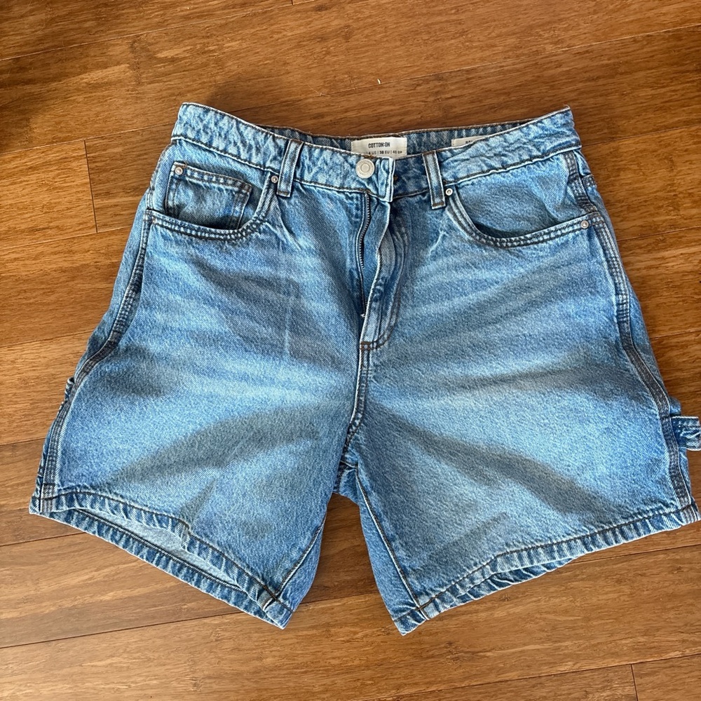 Cotton On Light Blue Denim Jean Shorts